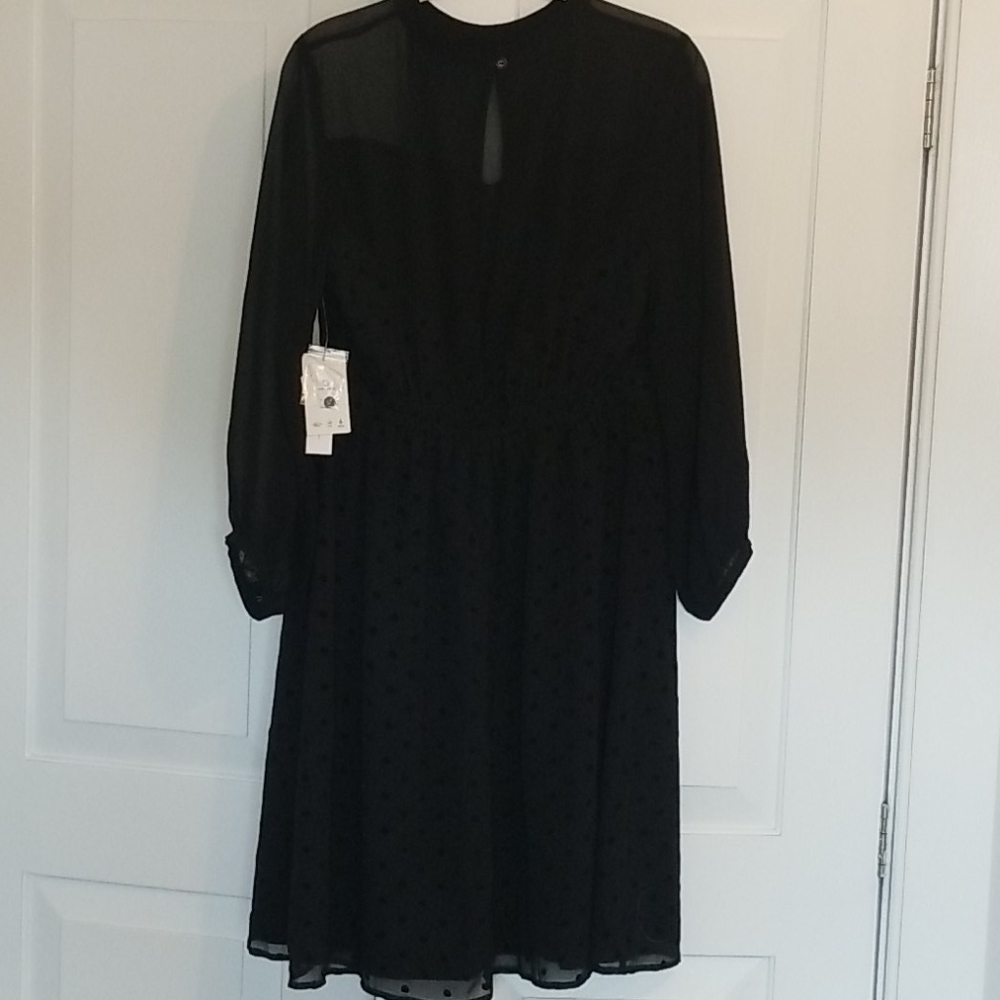 Modcloth Black Polka Dot Dress - Picture 4 of 8